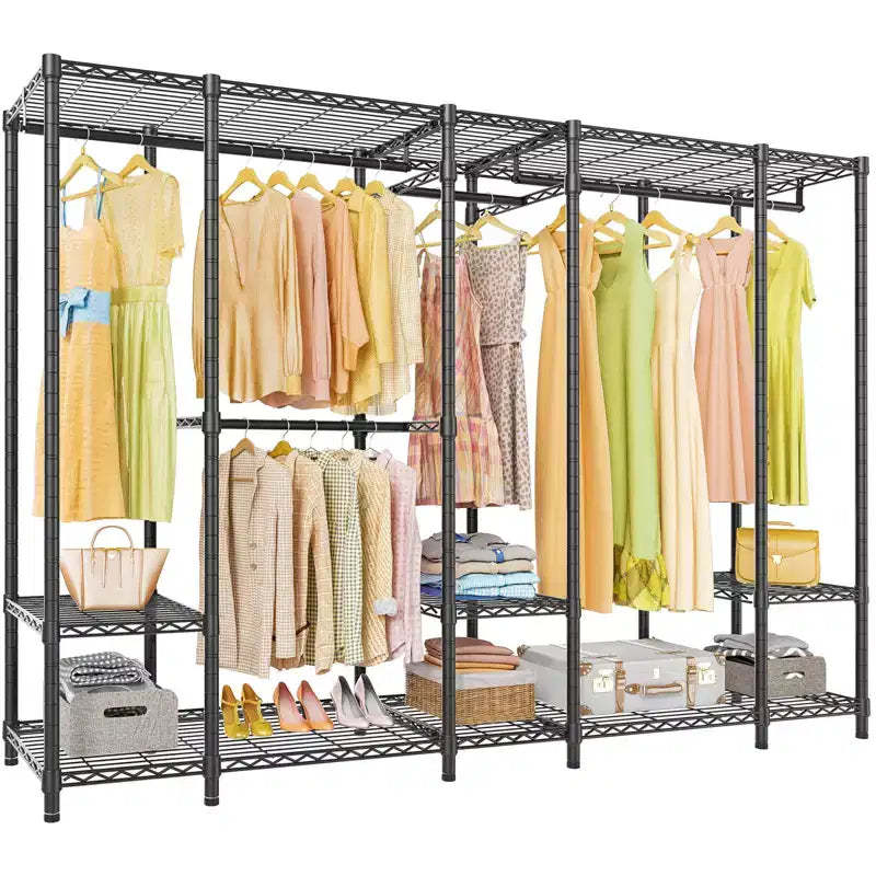 VIPEK V50 Extra Large Portable Closet Rack Wardrobe Closet Heavy Duty Clothes Rack, Max Load 1300lbs