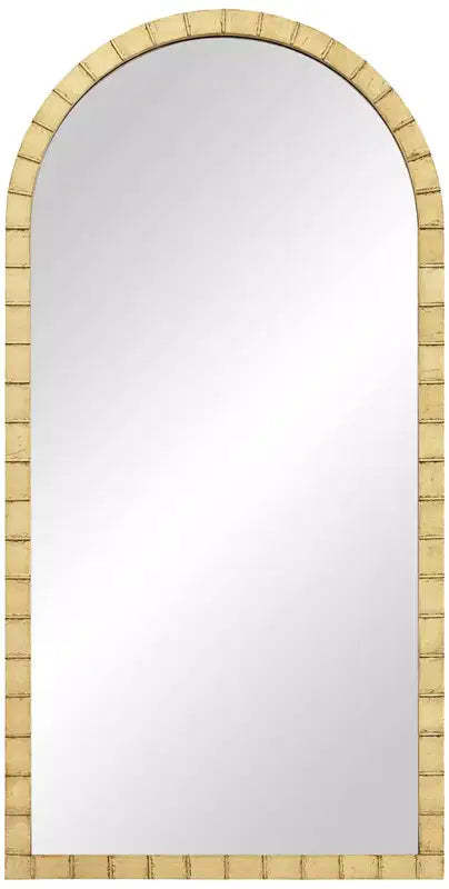 Uttermost Portina Matte Gold 24 x 48 Arched Wall Mirror