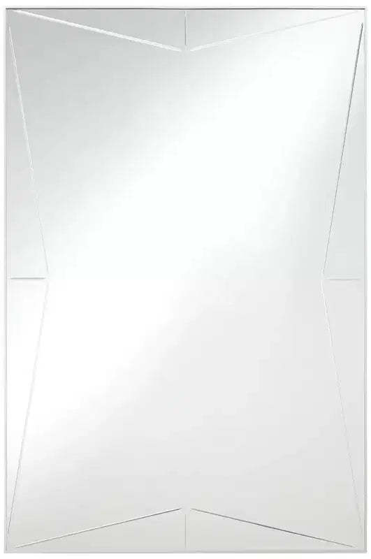 Possini Euro Design Relevei Rectangular Vanity Decorative Wall Mirror Modern Silver Wood Metal Frame 26 Wide Bathroom Bedroom Home