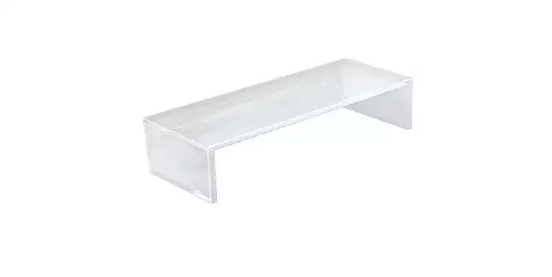 Azar Displays Clear Acrylic Monitor Riser 21W x 7.75D x 4.5H