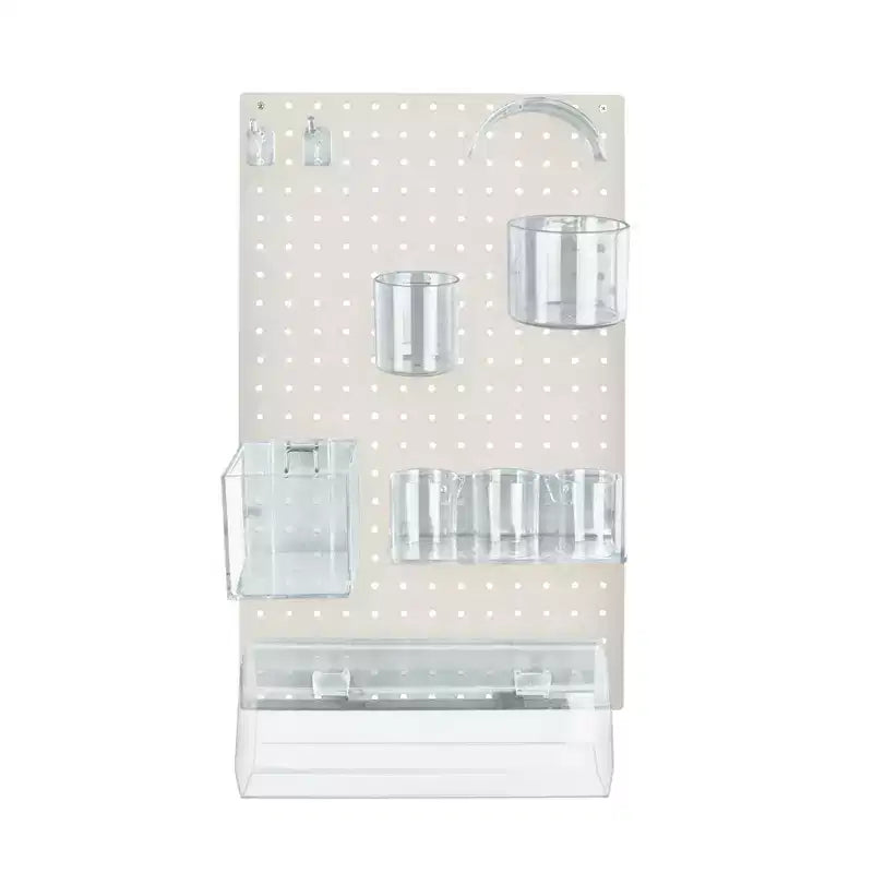 Azar Displays 10-Piece Pegboard Wall Organizer Kit