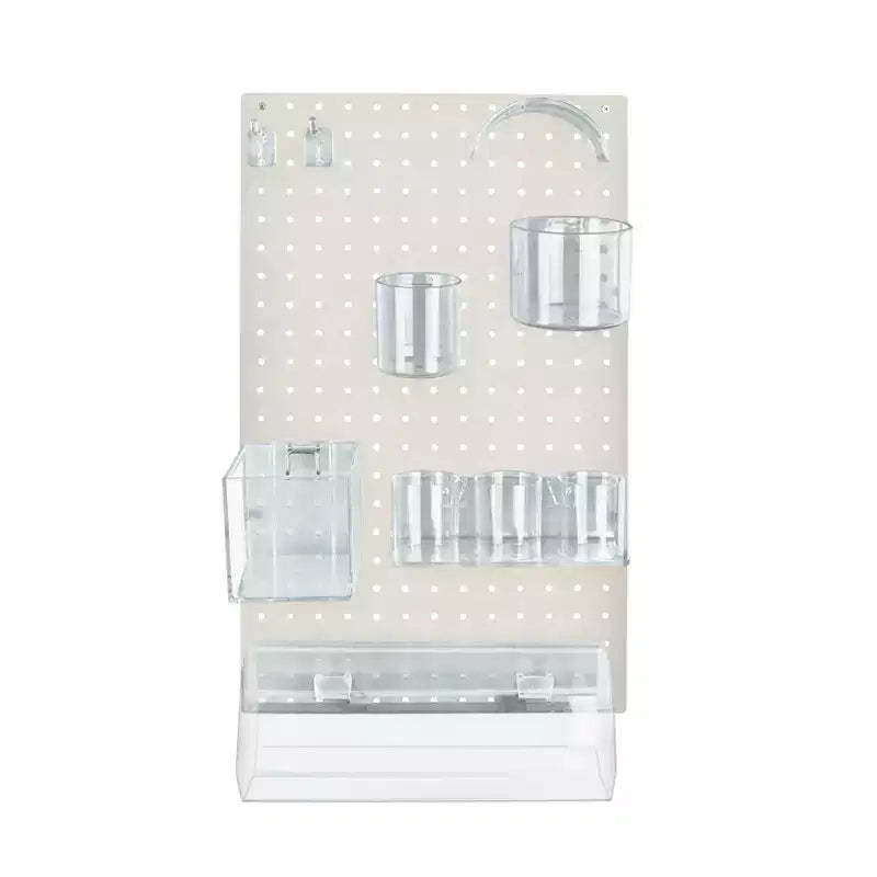 Azar Displays 10-Piece Pegboard Wall Organizer Kit