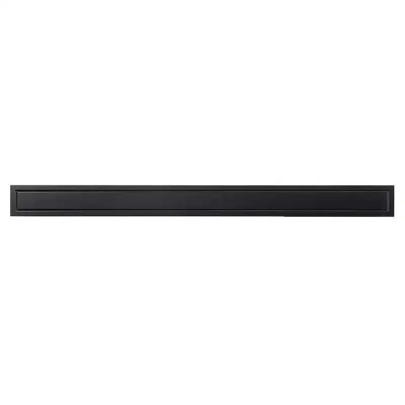 Modern Ember Lotta Wood Fireplace Mantel Shelf With Picture Frame Details