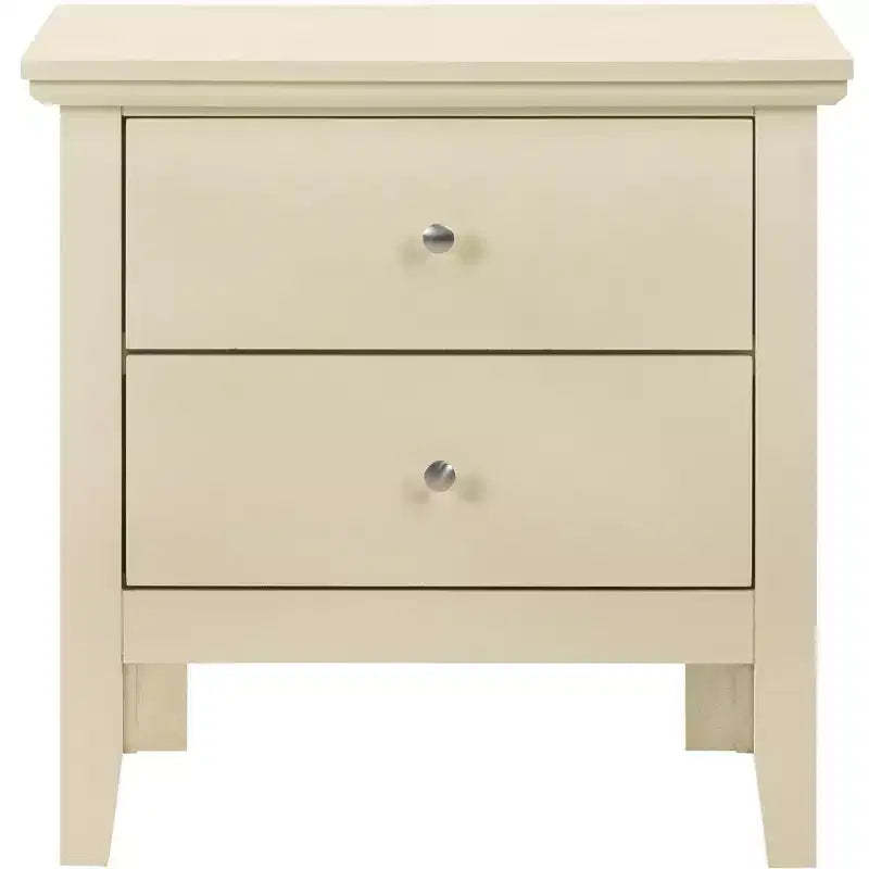 Passion Furniture Primo 2-Drawer Nightstand (24 in. H x 19 in. W x 15.5 in. D)