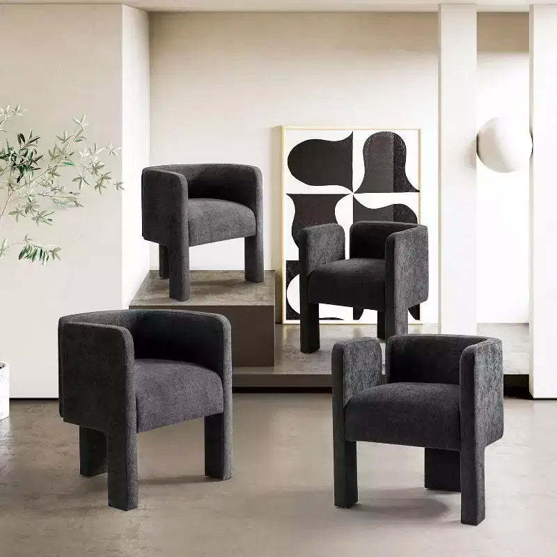 Elias Dining Chair with Three-legged Design Set of 6 ART OF LIVING DESIGNS