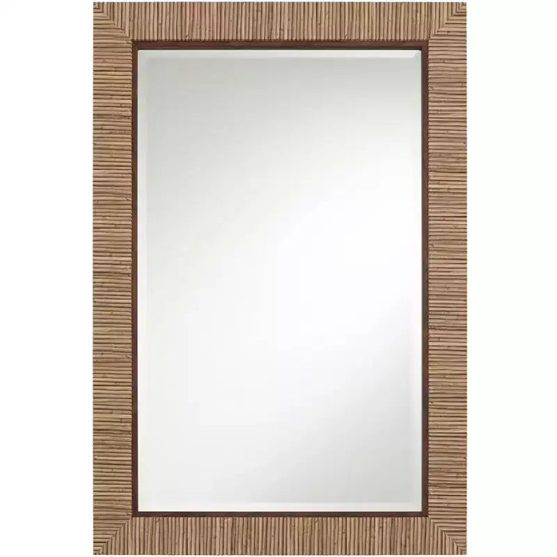 Uttermost Farria 24 x 36 Matte Natural Rectangular Wall Mirror
