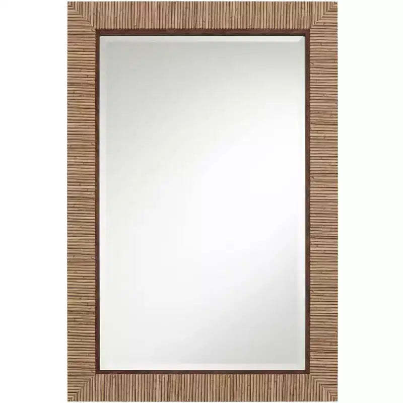 Uttermost Farria 24 x 36 Matte Natural Rectangular Wall Mirror