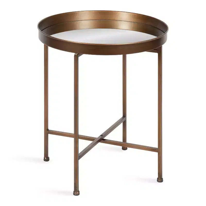 Kate and Laurel Celia Round Metal Side Table