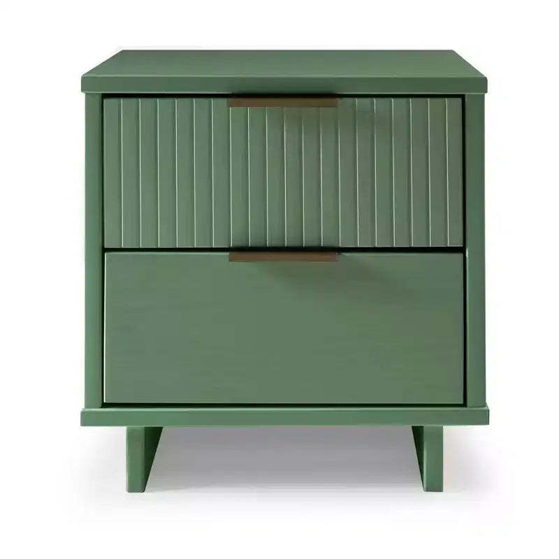 Granville Modern 2 Drawer Nightstand - Manhattan Comfort