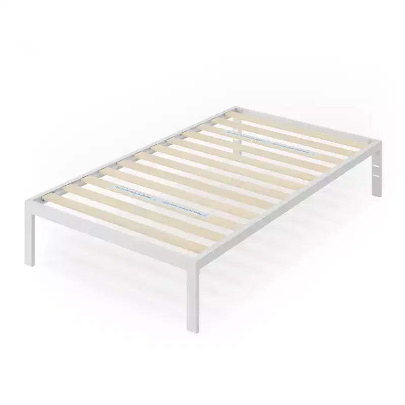 Mia 14 Metal Platform Bed Frame White - Zinus