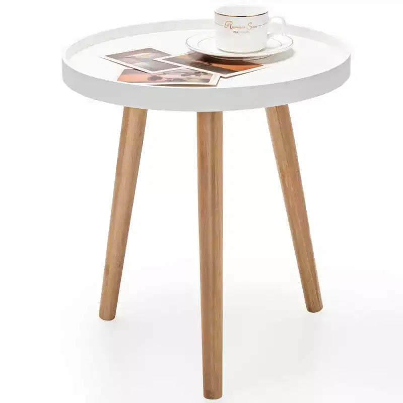 Costway Round Side Table Sofa Coffee End Accent Table Nightstand Home