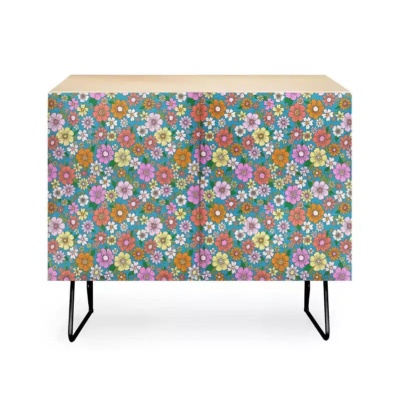 Schatzi Betty Floral Credenza - Deny Designs