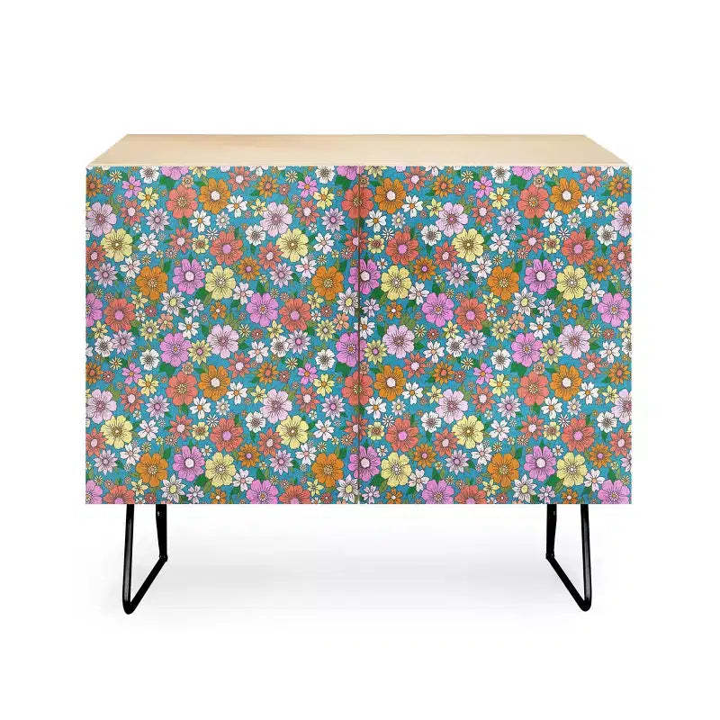 Schatzi Betty Floral Credenza - Deny Designs