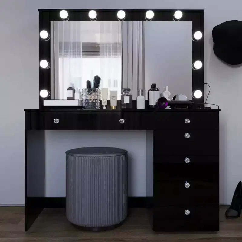 Kate Lighted Makeup Vanity - Boahaus