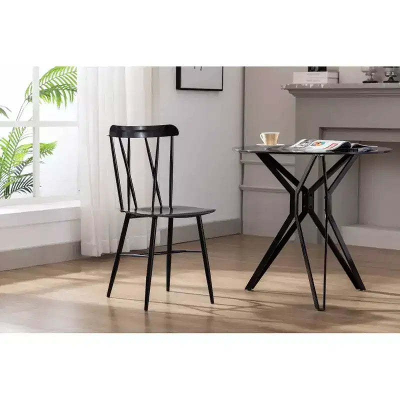 Set of 2 Savannah Metal Dining Chairs - Boraam Industries