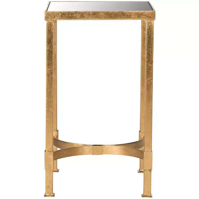 Halyn End Table - FOX2567A - Gold/Mirror - Safavieh Couture