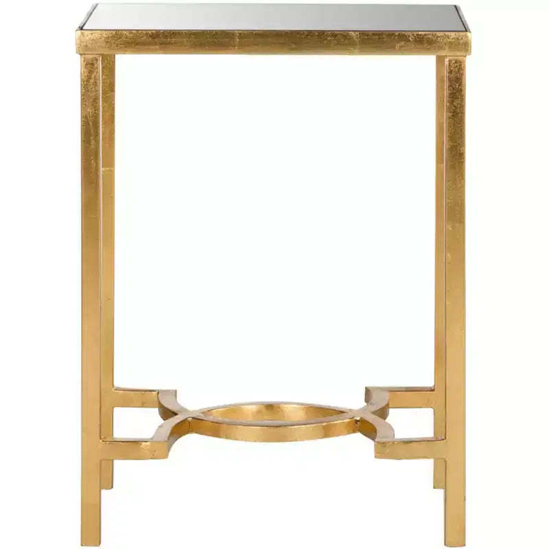 Mita End Table - FOX2581 - Gold/Mirror - Safavieh Couture
