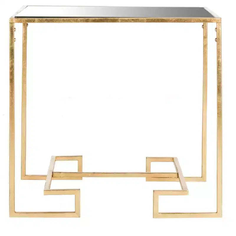 Seamus Accent Table - FOX2583 - Gold/Mirror - Safavieh Couture