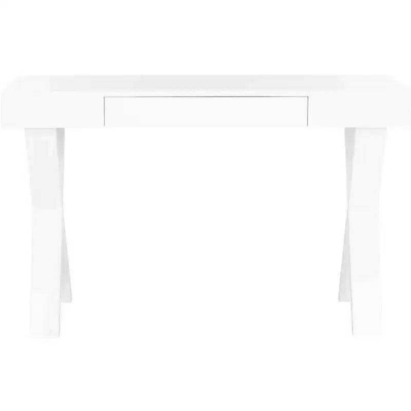 Harris Desk - FOX4238 - White - Safavieh Couture