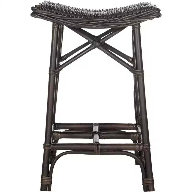 Amara Stool - SEA7012A - Brown - Safavieh