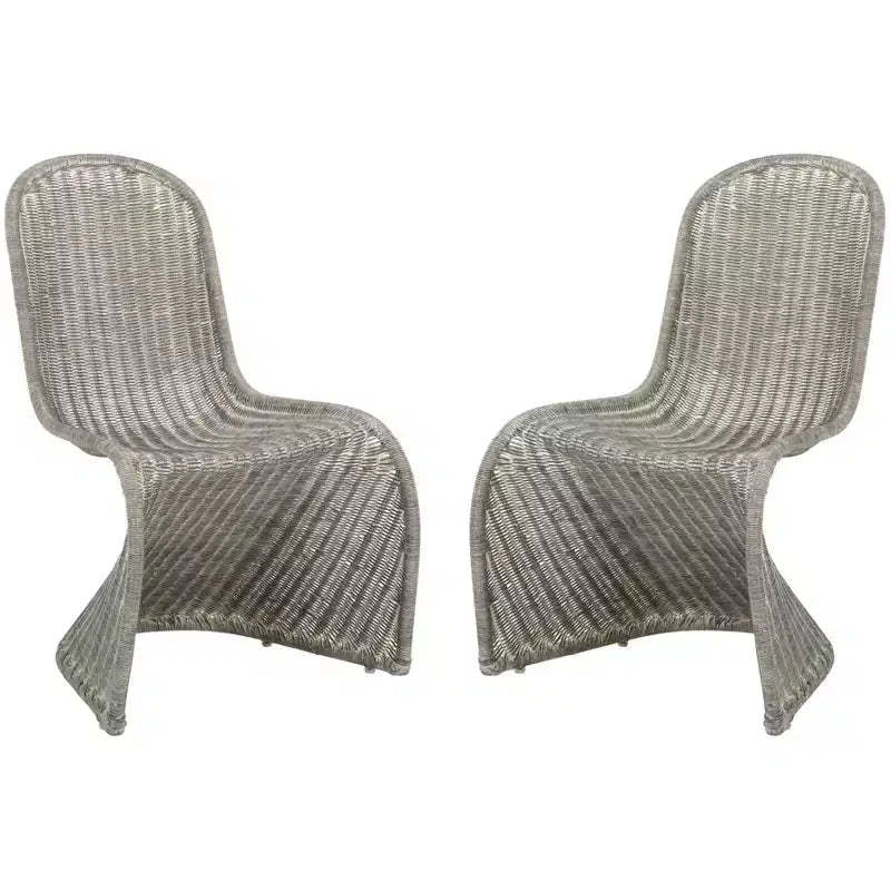 Tana Wicker Side Chair (Set of 2) - SEA8009 - Safavieh