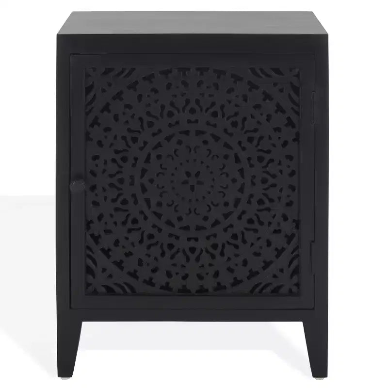 Thea 1 Door Carved Nightstand - NST5300 - Safavieh