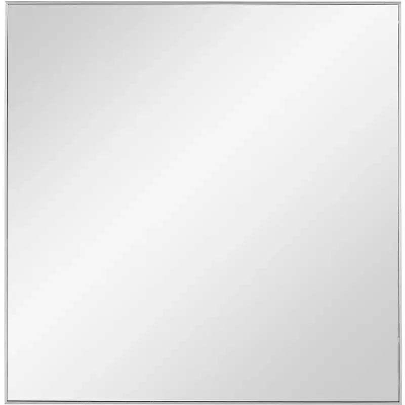 Uttermost Alexo Brushed Silver 28 Square Wall Mirror
