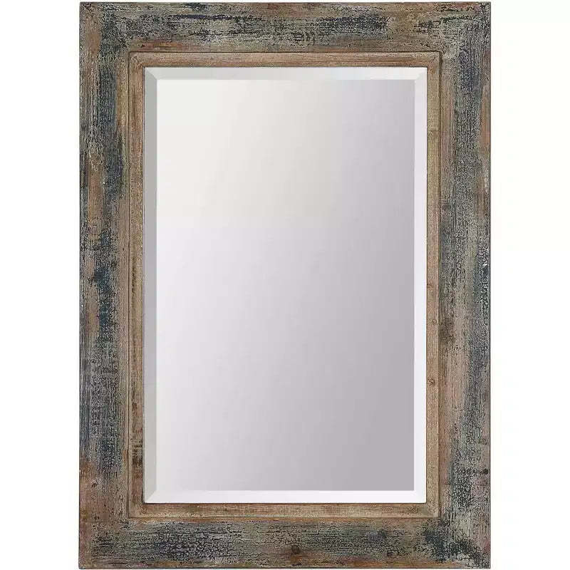 Uttermost Bozeman 38 High Slate Blue Wall Mirror