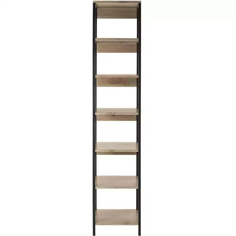 Lisa Etagere - FOX4275 - Oak/Black - Safavieh Couture