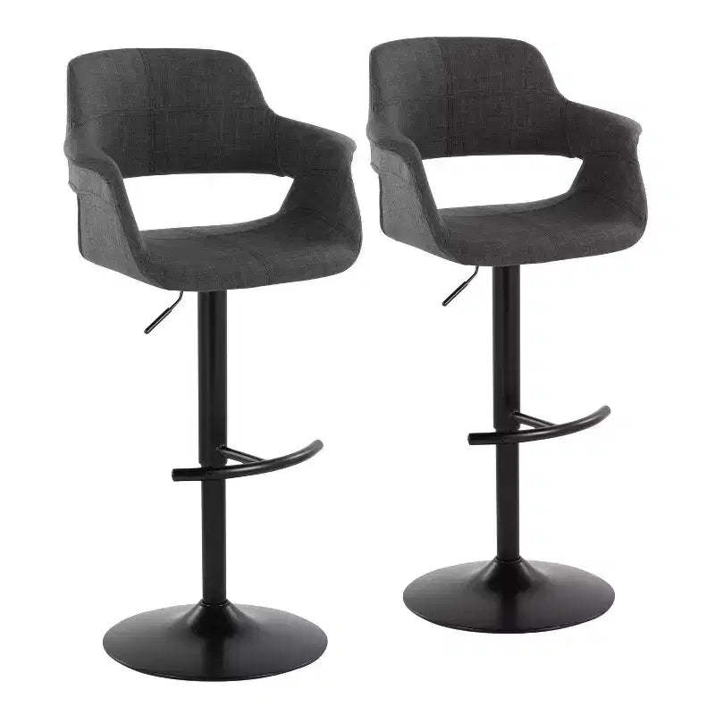 Set of 2 Vintage Flair Adjustable Barstools - LumiSource