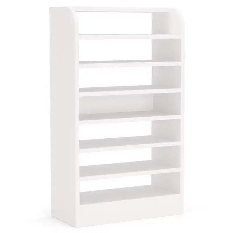 Tribesigns 8-Tier Open Wooden Shoe Cabinet