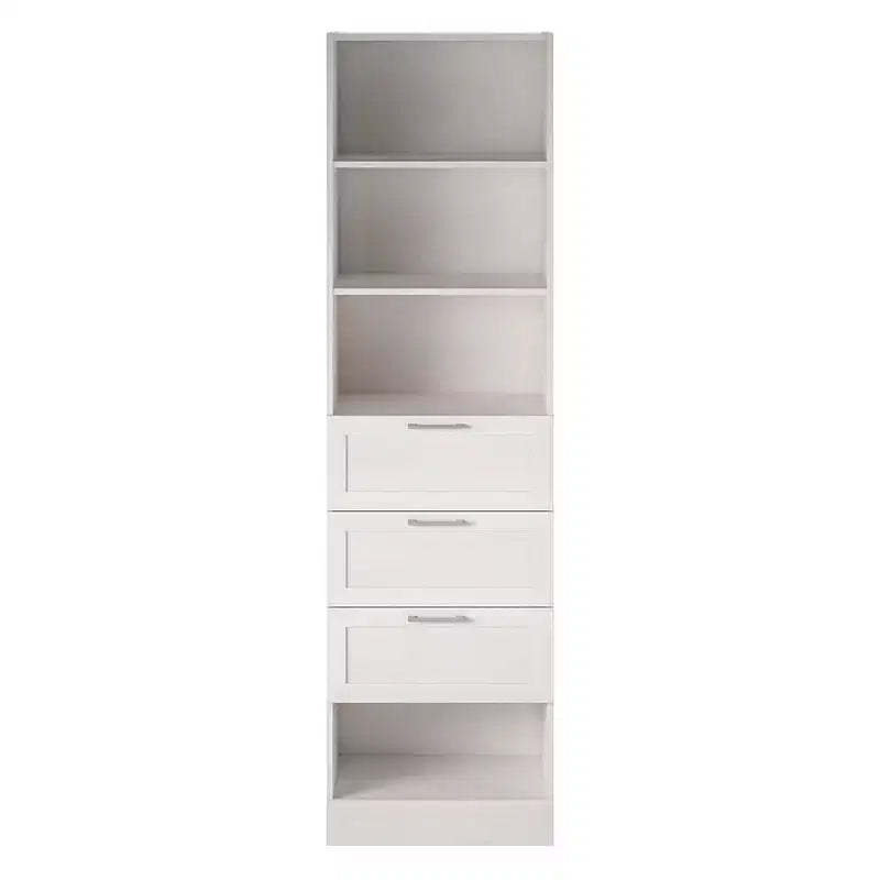 Ameriwood Home Elba 3 Drawer Modular Closet Unit, Ivory Oak