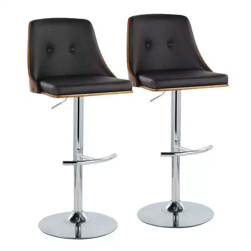 Set of 2 Gianna Adjustable Barstools - LumiSource