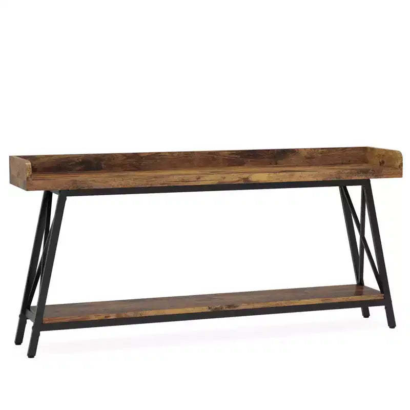 Tribesigns 70.87 2-Tier Narrow Sofa Table