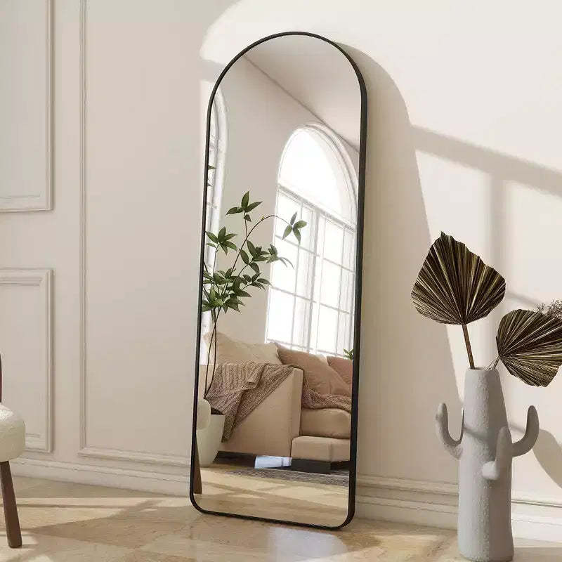 BEAUTYPEAK Rectangle With Rounded Top Full Length Mirrors