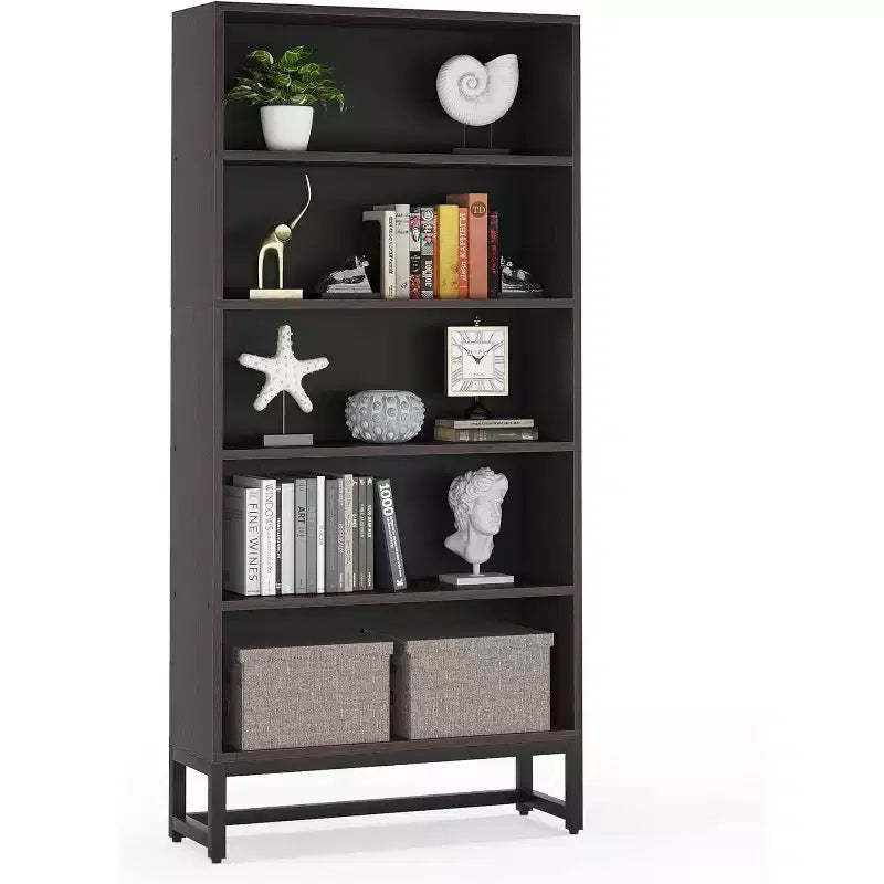 Lantine 70.8 Tall 5-tier Freestanding Bookshelf