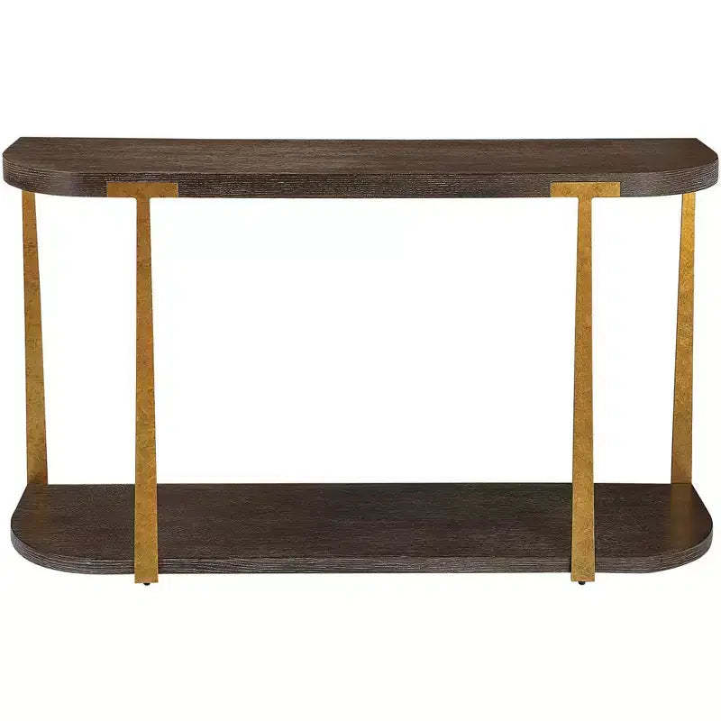 Uttermost Palisade 54 Wide Coffee Wood Console Table