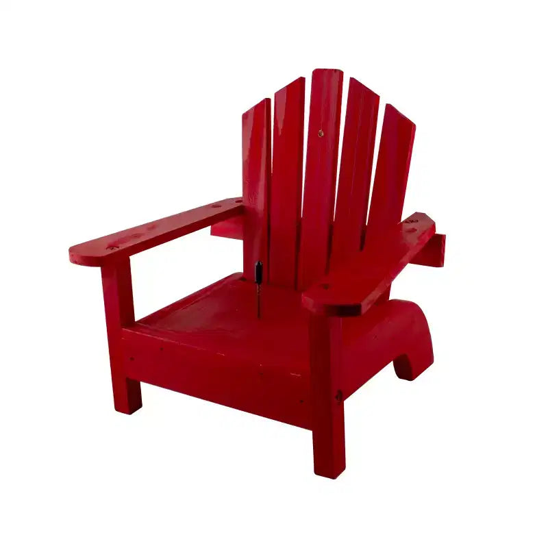 Woodlink Lake & Cabin Adirondack Red Chair Squirrel Feeder