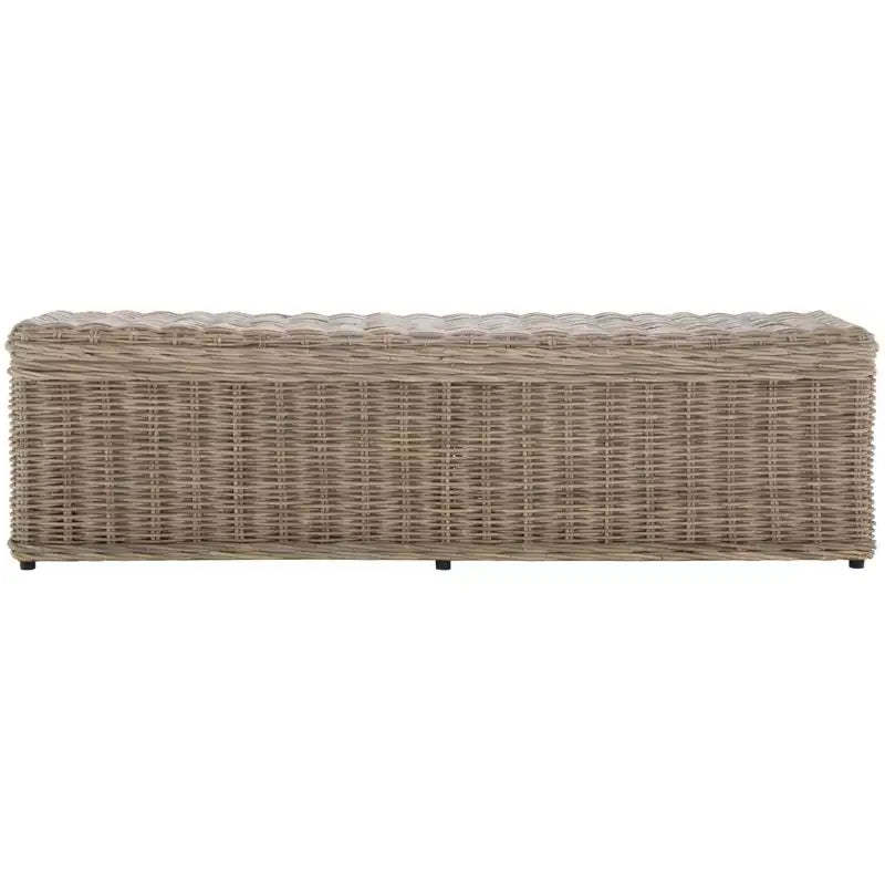 Caius Bench With Storage - SEA7017 - Grey - Safavieh