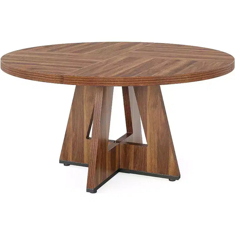 Lantine 47 Inch Round Dining Table for 4 people