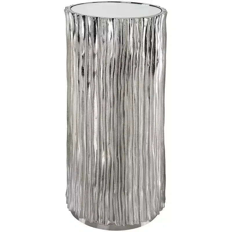 Uttermost Echo 11 Wide Polished Dark Nickel Drink Table