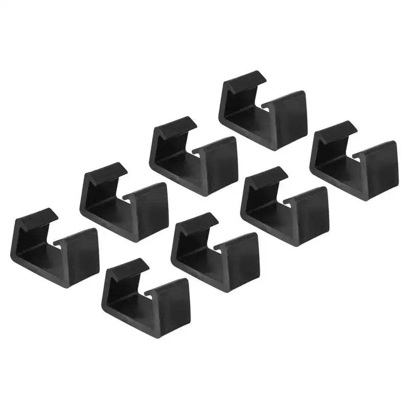 Unique Bargains Patio Sofa Wicker Fixed Connection Chair Fasteners Furniture Clips Black