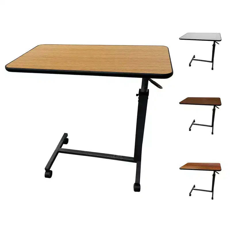 ProHeal Rolling Medical Overbed Table with Wheels and Adjustable Height for Hospital and Home Use
