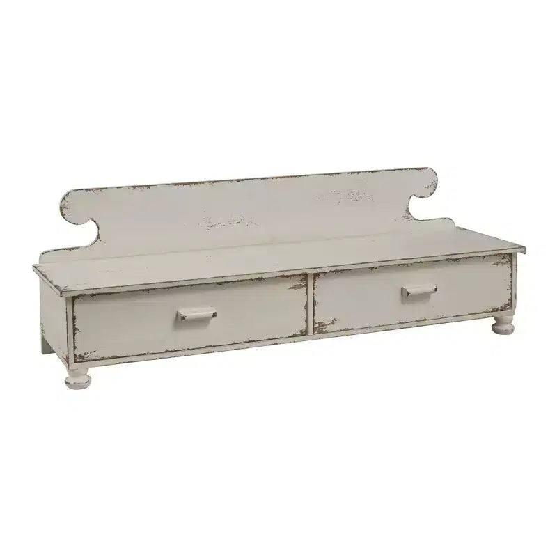 Park Designs Distressed White Counter Shelf