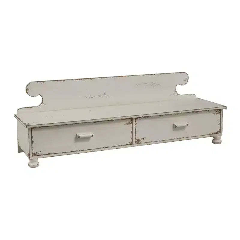 Park Designs Distressed White Counter Shelf