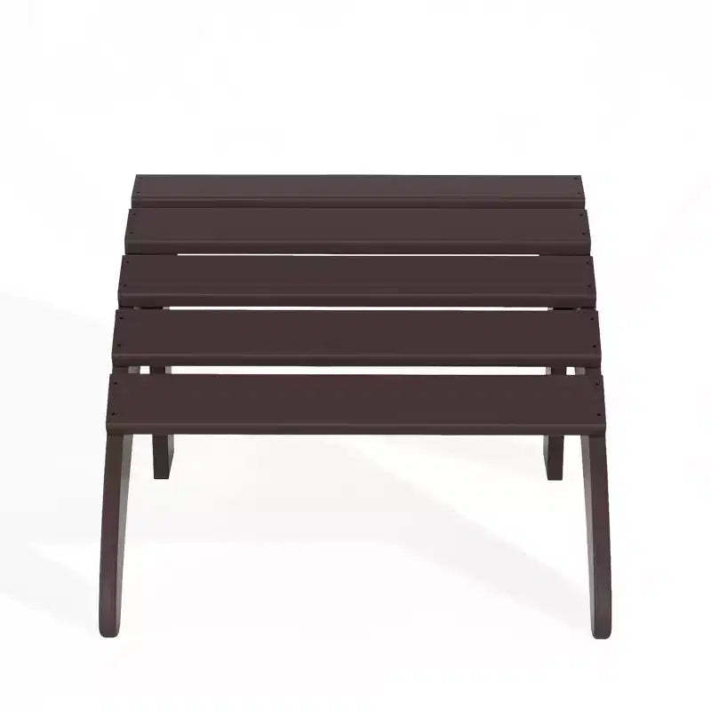 WestinTrends All-Weather Outdoor Patio Poly Adirondack Ottoman Footrest
