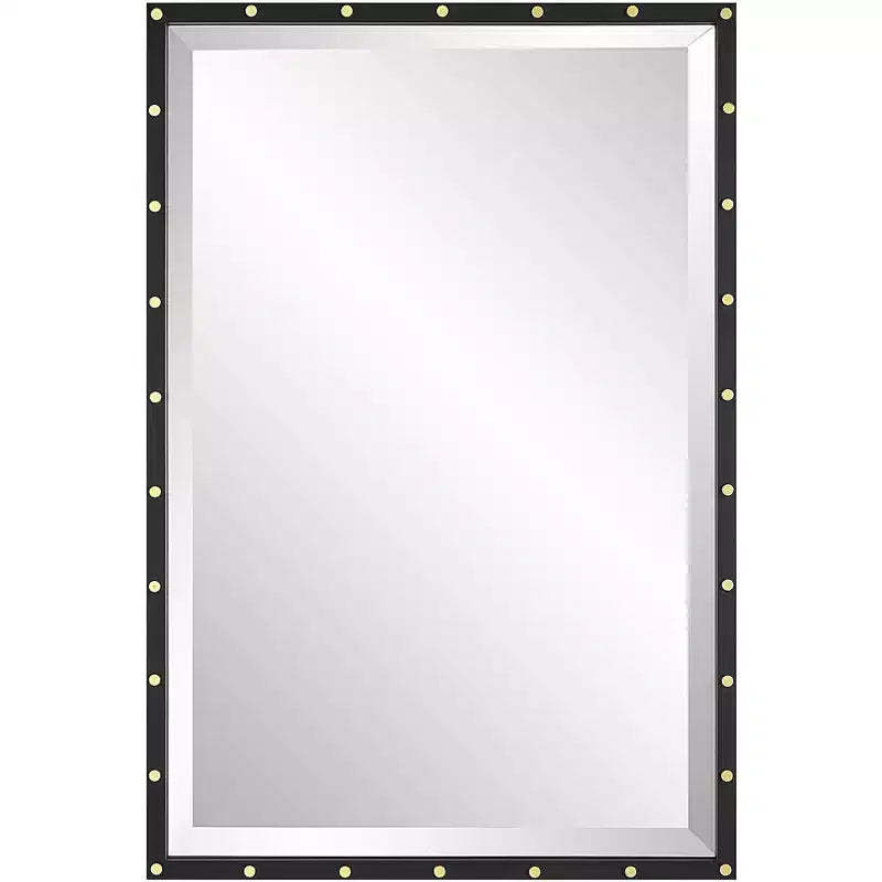 Uttermost Benedo Black 24 x 36 Rectangular Wall Mirror