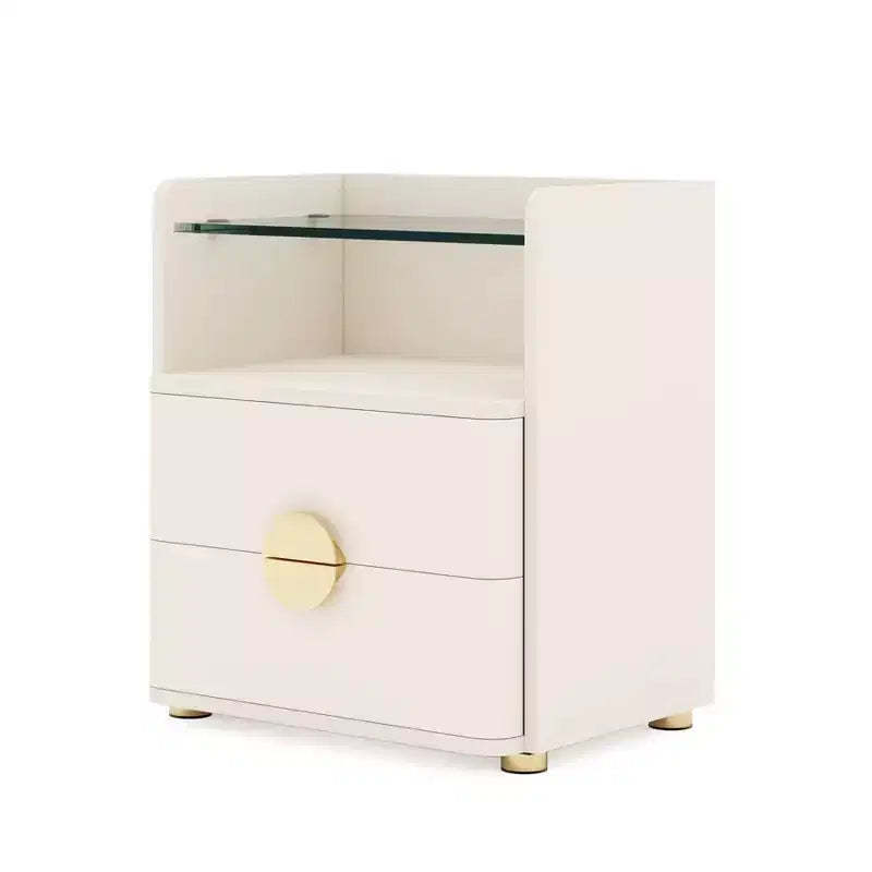 Lantine 2-Drawer Modern Nightstand