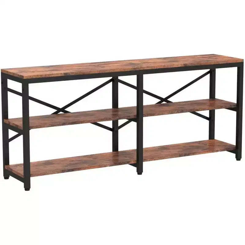 Tribesigns 70.9 Long Console Table, 3-Tier Hallway Entryway Table
