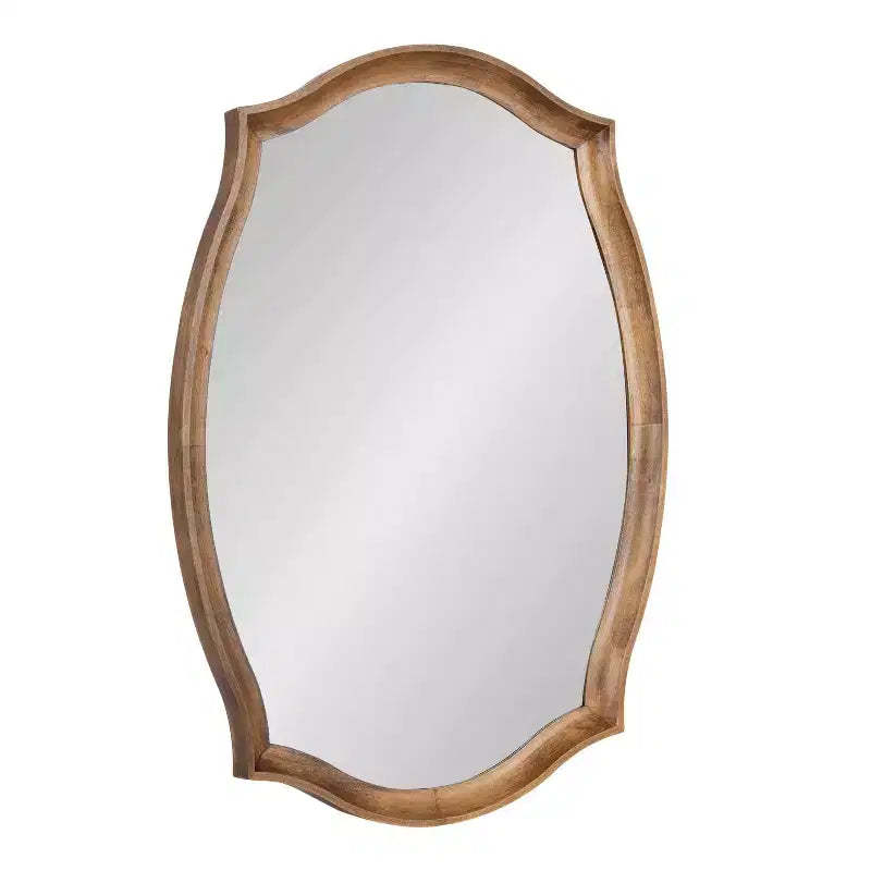 Kate & Laurel All Things Decor 24x34 Hatherleigh Scallop Wall Mirror